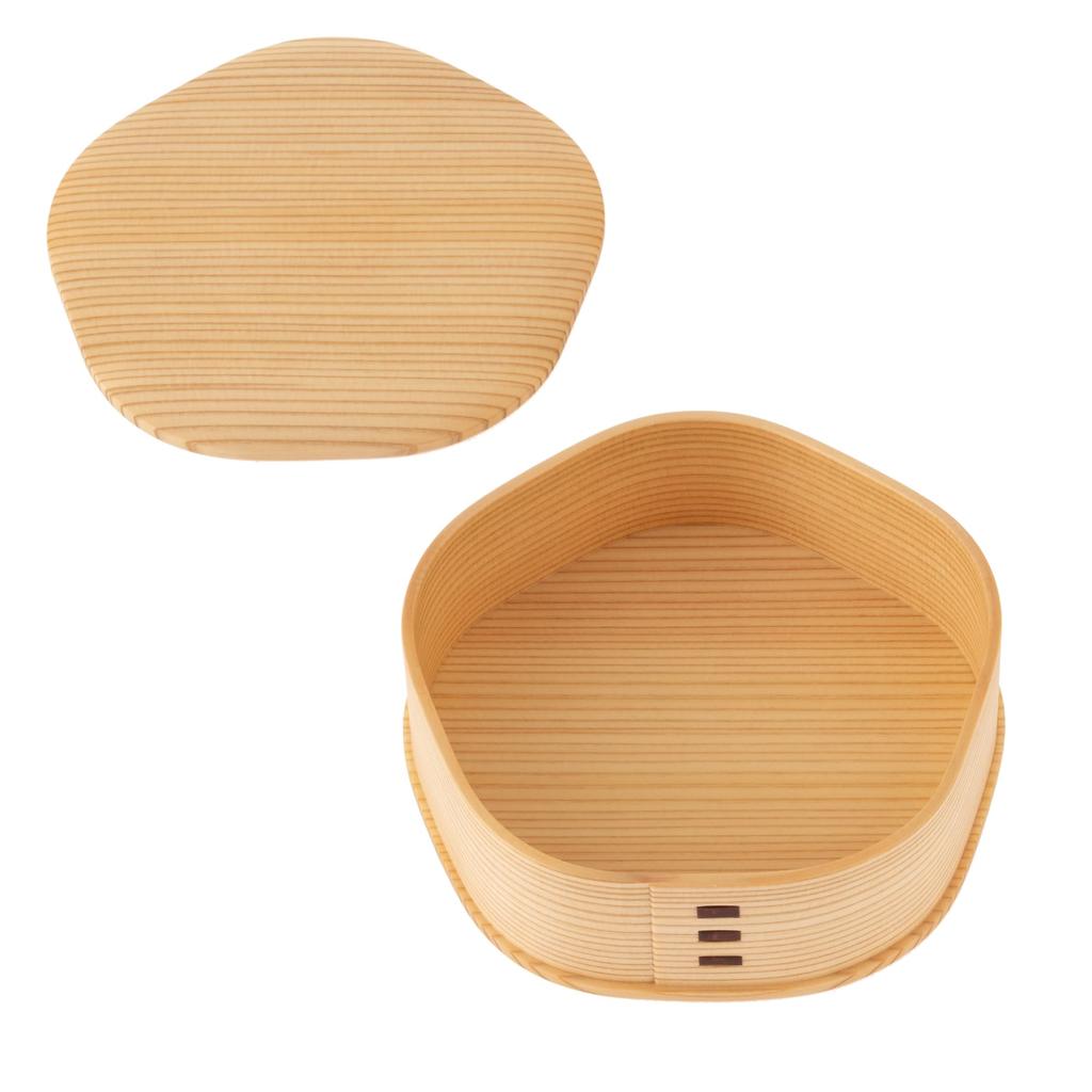 Odate Kogei Akita Cedar Bento Plum Blossom Single Diameter x Height Capacity Made in Product Number 3741 Co., Ltd. "Bentwood" Box, Design, Tier,