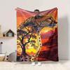 1pc Cheetah Print Blanket Lightweight Flannel Blanket Throw Blanket For Sofa, Bed, Travel, Camping, Livingroom, Office yy251015105