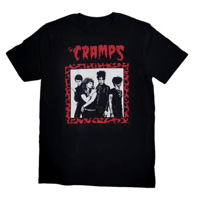 VTG Members Of THE CRAMPS In Concert Cotton Black T Shirt S-5XL TU731