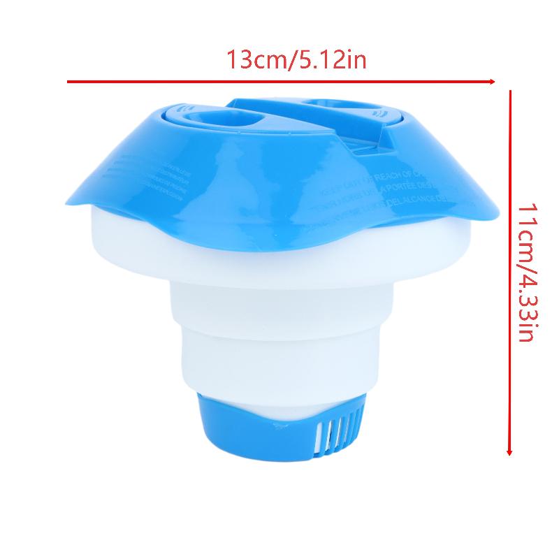 Chlorine Tablets Dispenser Chlorine Tablets For Swimming Pools Chlorine Dispenser Tablets Retractable Floating Medicine Box