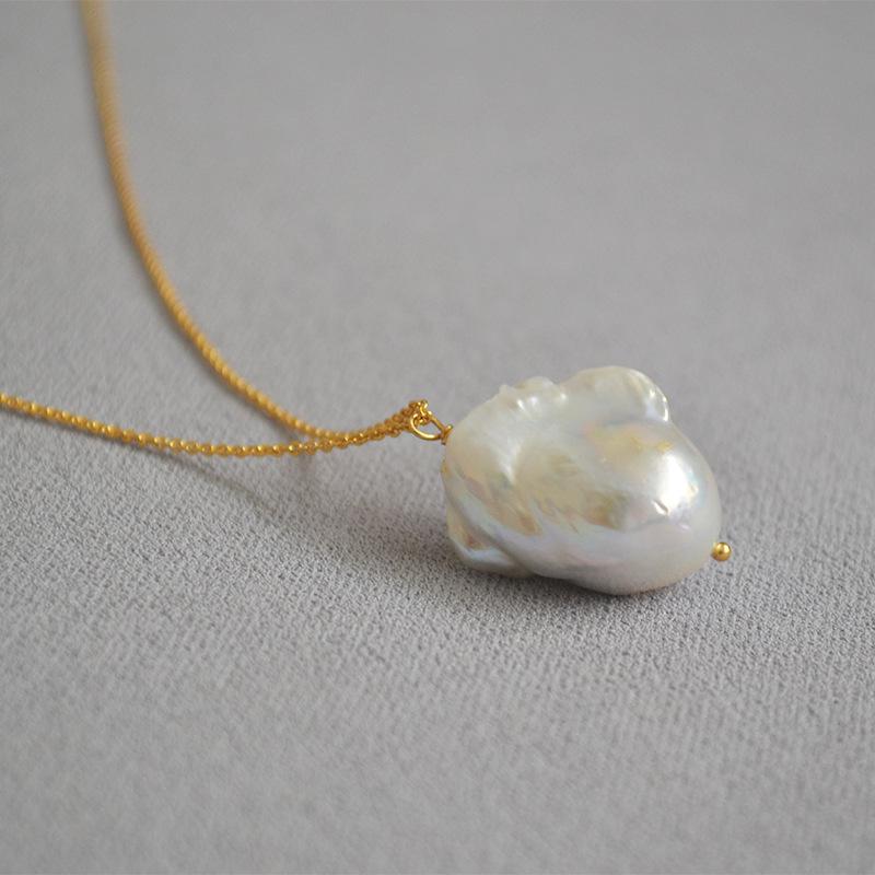 

Европейско-американское барочное жемчужное колье «Рыбий хвост»: Трендовый, Неправильный, Простой, Уникальный Темперамент