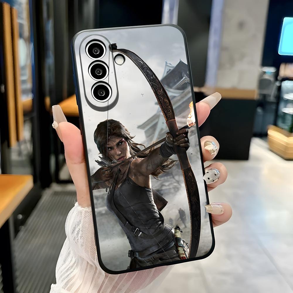 T-Tomb Raider Phone Case For Samsung S26 S25 Plus S20 S20 Plus S22 Ultra S23 FE S21 Plus S21 Ultra Soft Cover