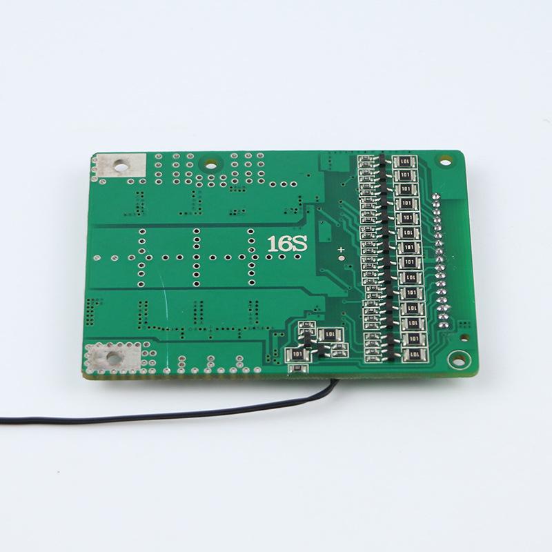 16-String Lithium-Iron 60V Battery Protection Board with 52V Balanced Temperature Control for Electric Vehicles, 20A/30A