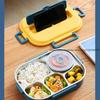 Portable Kids Lunch Box with Compartment 18/8 Stainless Steel Container for Children School Picnic Bento Food Box Lunchbox