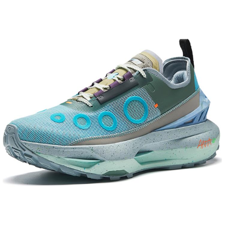 Anta Men's Champion Collection Running Shoes Blue Green Grey 112416609A-3