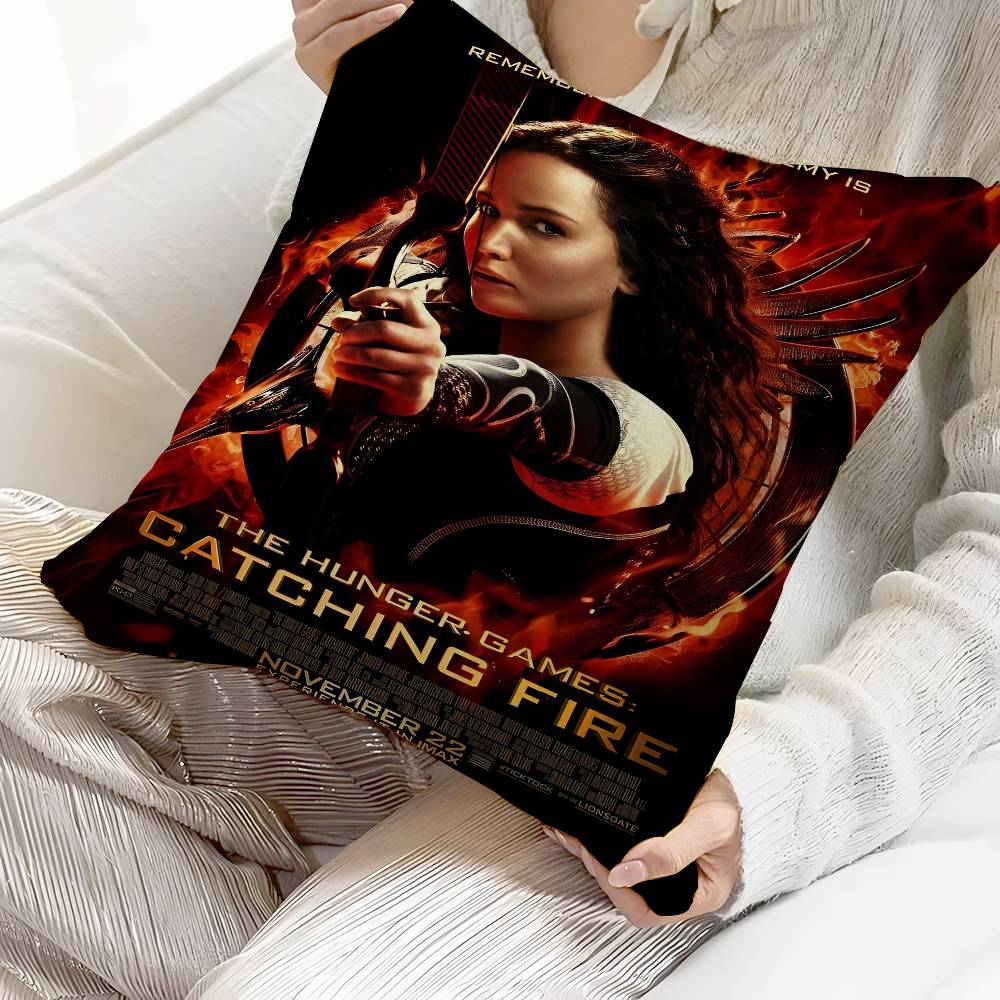 Movie Game Hunger Pillow Gift Home Office Decoration Bedroom Sofa Car Cushion Cover case x
