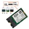 EP-043-BK NGFF A+E-Key Male To NVME M-Key Female Extension Adapter for Laptop Mainboard SSD