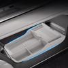 For Xiaomi SU7 2024 Central Control Lower Storage Box Tray Silicone Double-layer Private Storage Case Organizer Interior Holder
