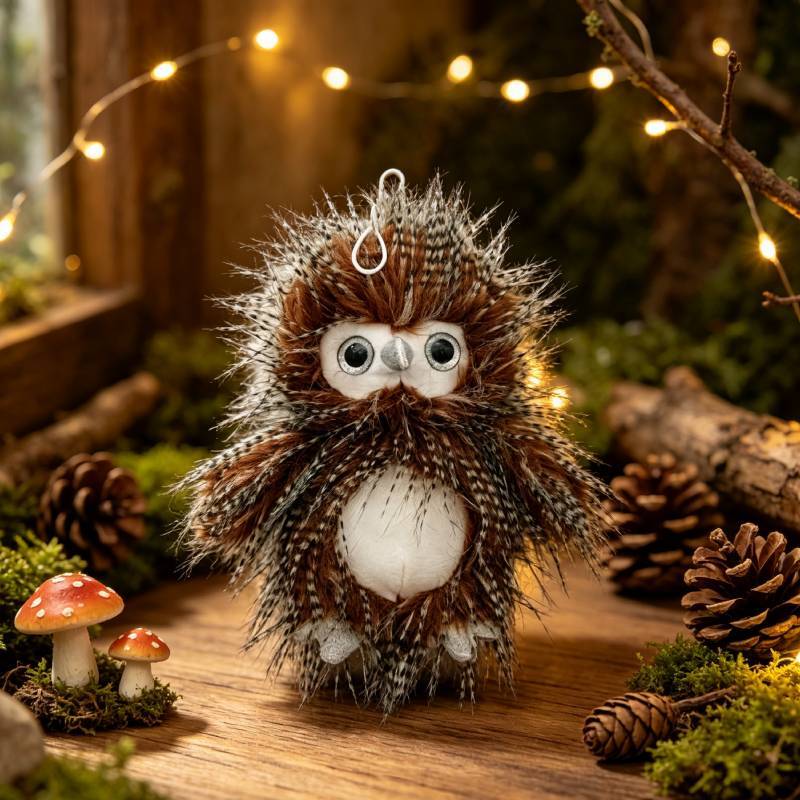 Plush Owl Animal Toy With Pp Cotton Fill For Kids And Collectors