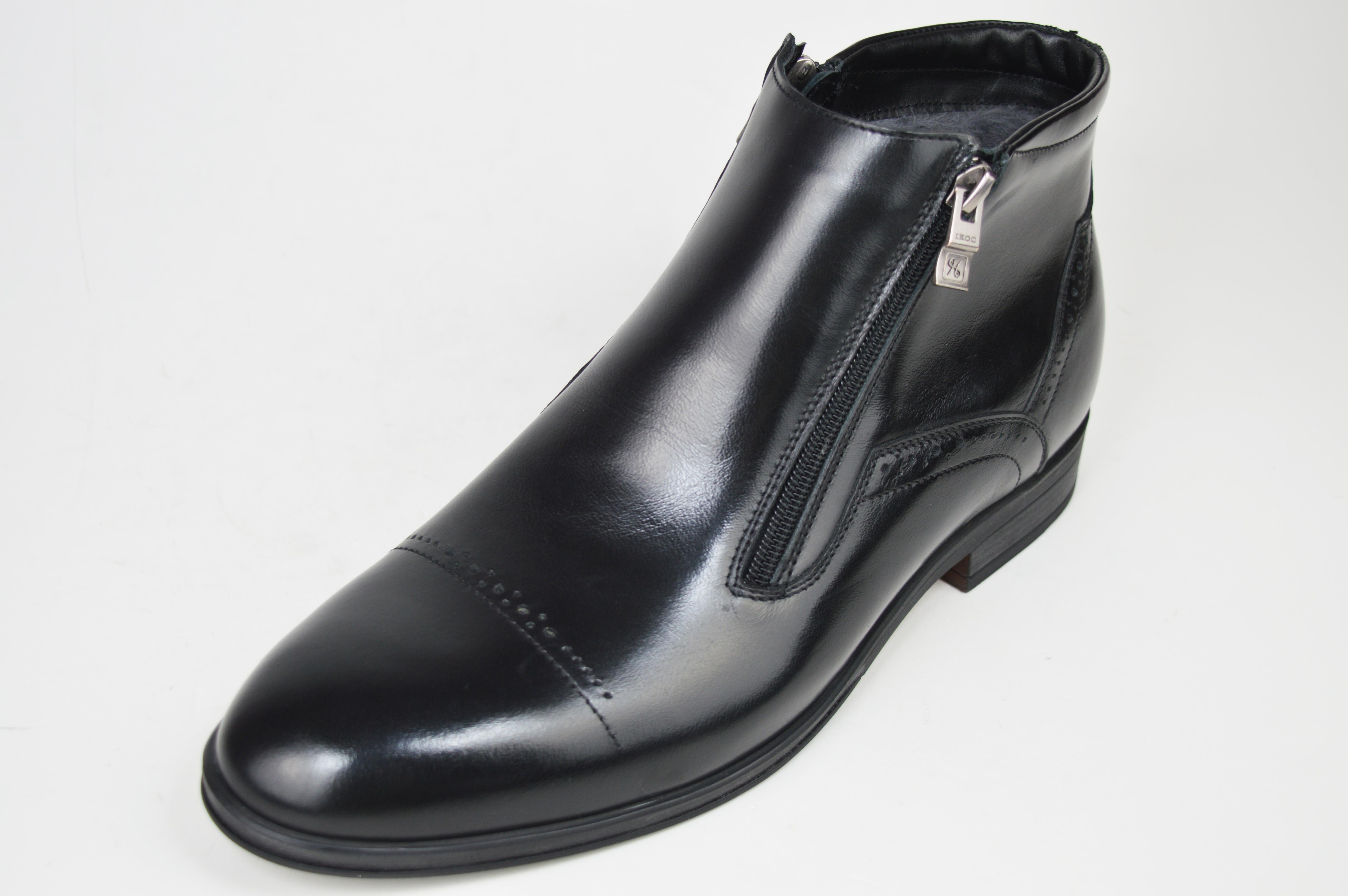 Stivali invernali ikos 36411 40 pelle nera cm nero