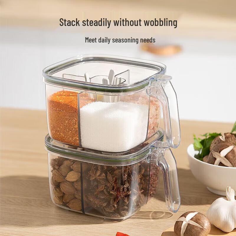 Shuangqiang Mehrgitter-Gewürzdosen-Set aus Kunststoff
