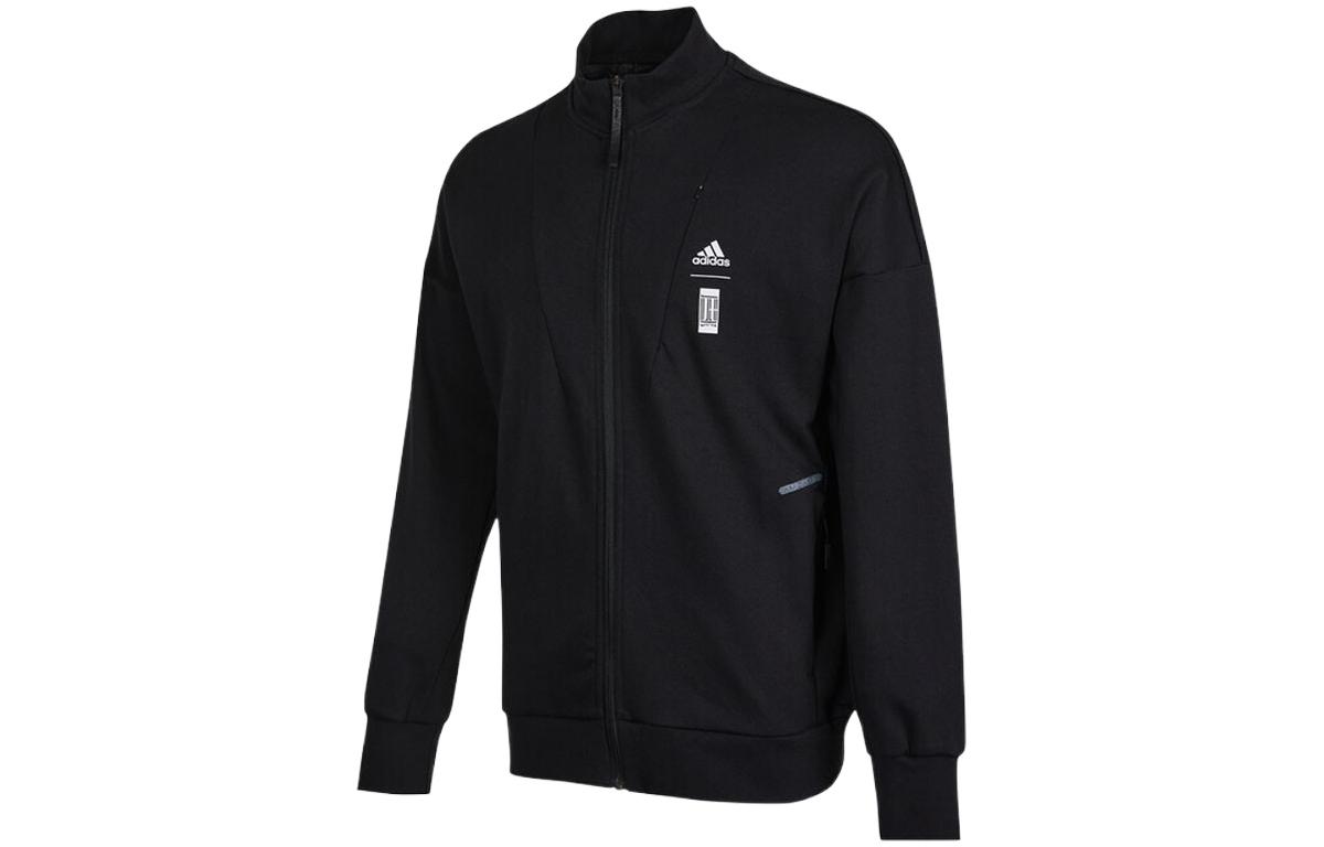 Adidas Jackets Men s Black Stand Collar Moderate Other HE5120 S