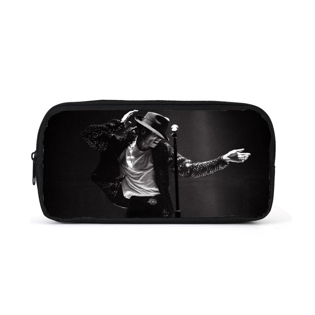 Michael Jackson Student Pencil Case - Simple Style Printed Stationery Bag