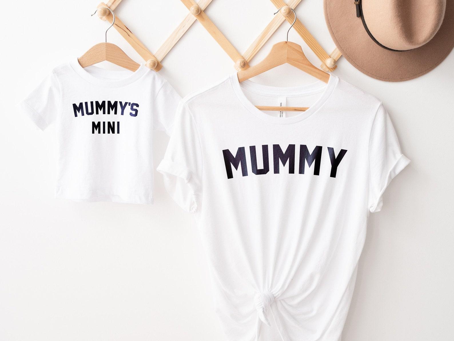 Mum and Daughter Shirts: Matching Personalised Tees (Unisex XS-6XL) L