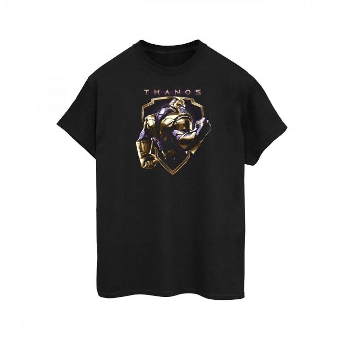 Avengers Endgame Mens Thanos Shield Cotton T-Shirt