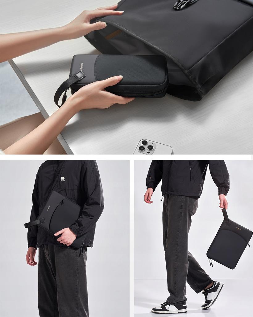 Innostyle Set Laptop Bag 14 Waterproof + Gadget Case Black