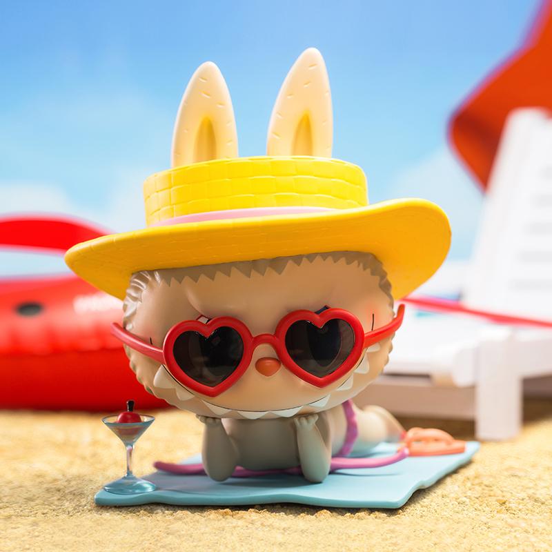 New POP MART LABUBU Beach Trendy Figures 14cm 210700319