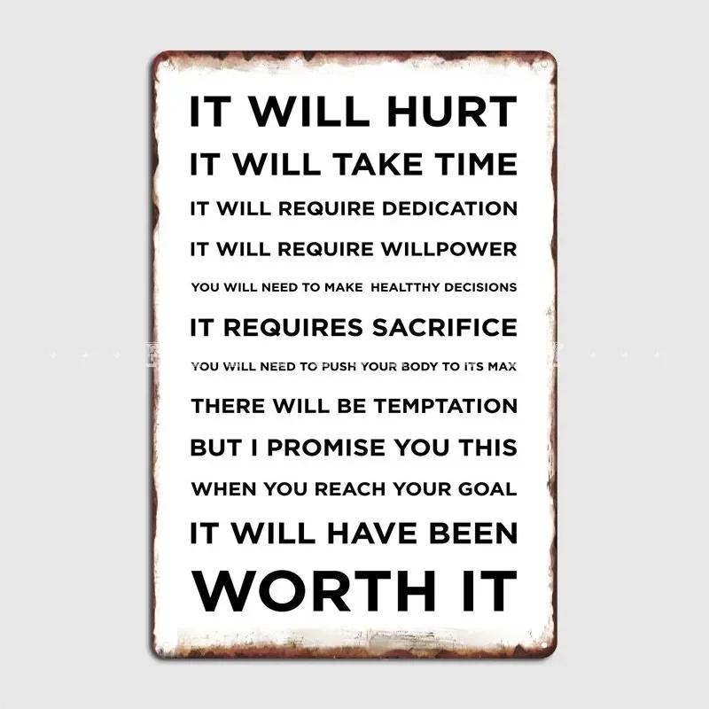 Motivational Life Quotes Metal Sign Club Home Cave Pub Vintage Painting Dcor Tin Sign Poster
