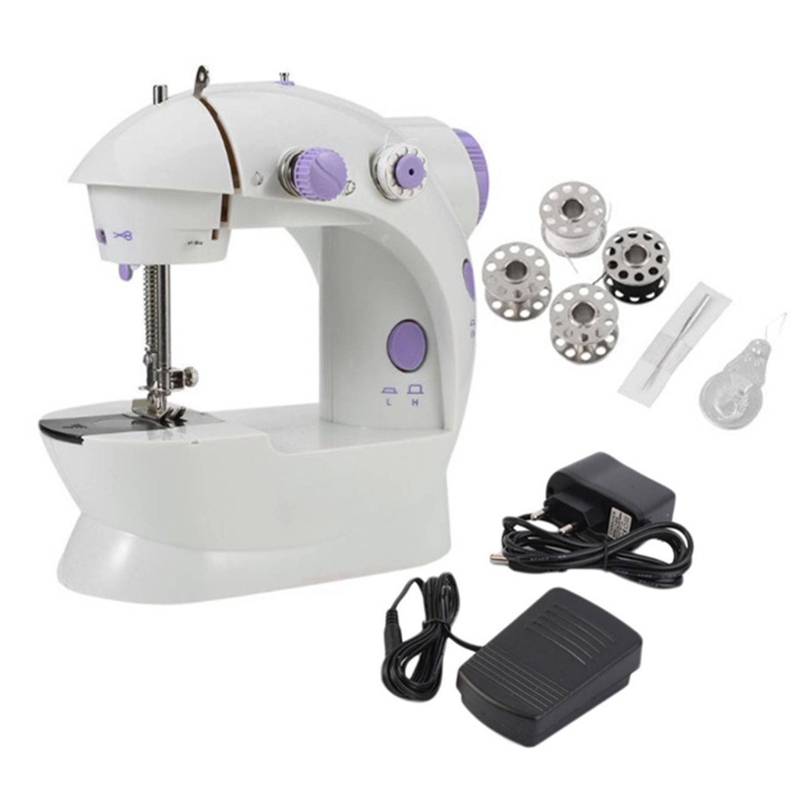 Домашняя мини-швейная машинка Многофункциональная портативная электрическая швейная машинка для начинающих