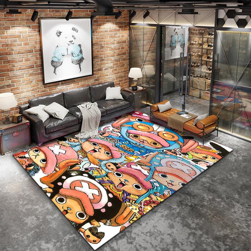 One Piece Tony Tony Chopper Tapijt Vloerkleed Voor Woonkamer Slaapkamer Huis Bank Decoratie, Kinderen Spelen Antislip Vloermat