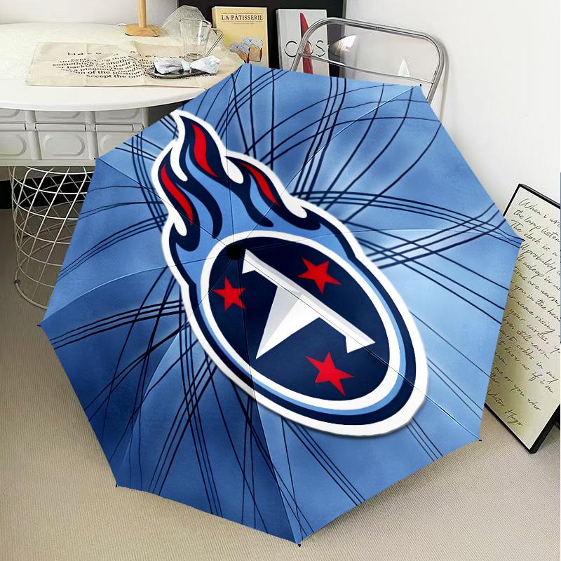 Tennessee Logo Art Umbrella Folding umbrella, automatic umbrella 8-Frame for Travel, camping Use Gift for Halloween Christmas