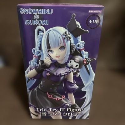 Hatsune Miku Trio-Try-iT Figure Snow x Kuromi FuRyu Sanrio Japan