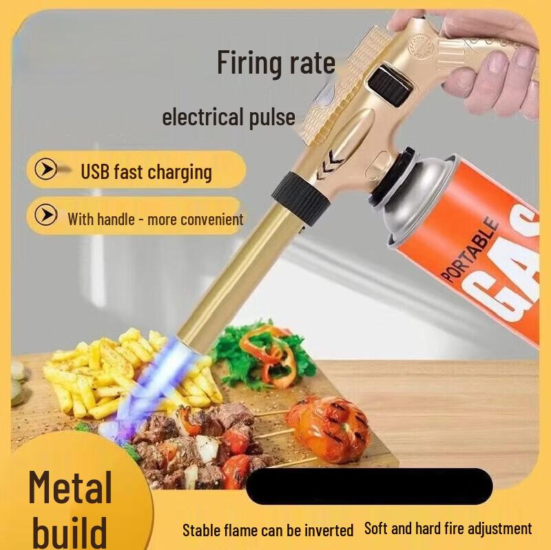 ZISIZ Electronic Ignition Portable Butane Torch