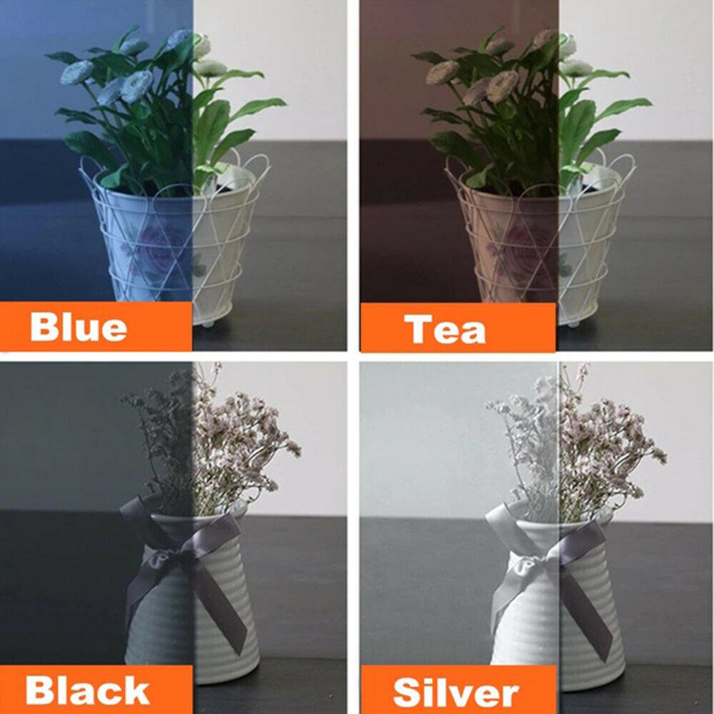 One Way Mirror Window Film Vinyl Adhesive Reflective Solar Film Privacy Window Tint for Home Glass Stickers Car UV Protector DIY