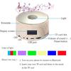 Personalized Heart Night Light 3D Crystal Lamp Custom Photo Picture Engraved Led Light 7 Color with Music Wood Base Personalized Gift for Women