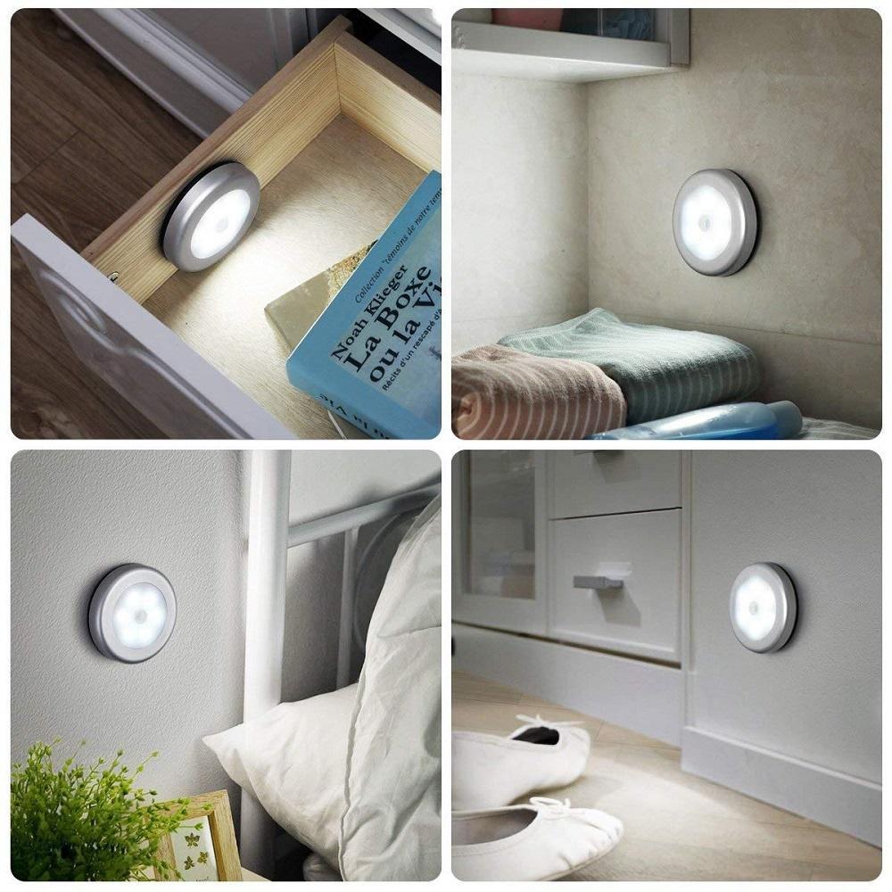 Buy Automatic LED Night Light Motion Detector Magnetic On / Off 3M ...