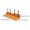 Car Back Seat Extender Plate Foldable Adjustable for Increase Bed Camping Space PU Leather