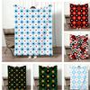 Classic Pattern PPoker Suit Argyle Throw Lightweight G Flannel Blanket Soft Skinfriendly for Summer Cooling