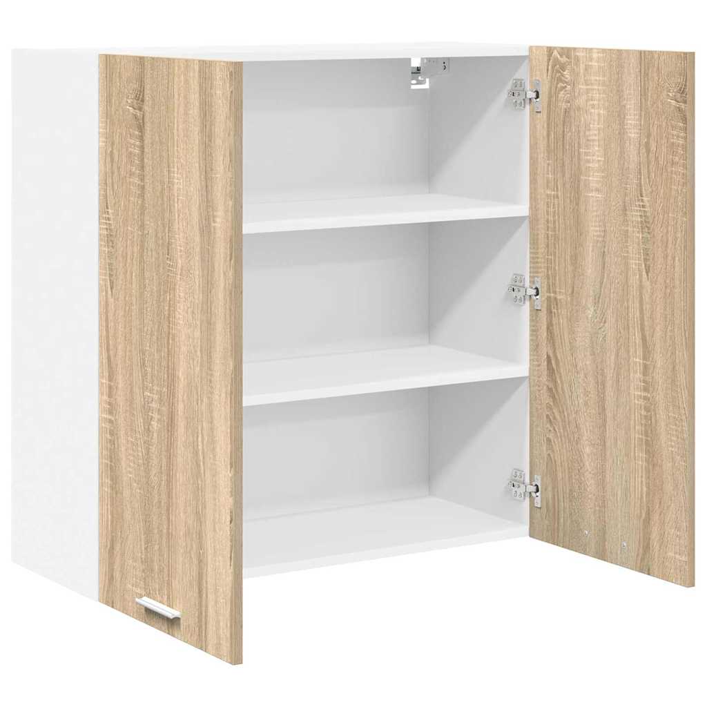 vidaXL Hängeschrank Sonoma-Eiche 80 x 31 x 80 cm Holzwerkstoff