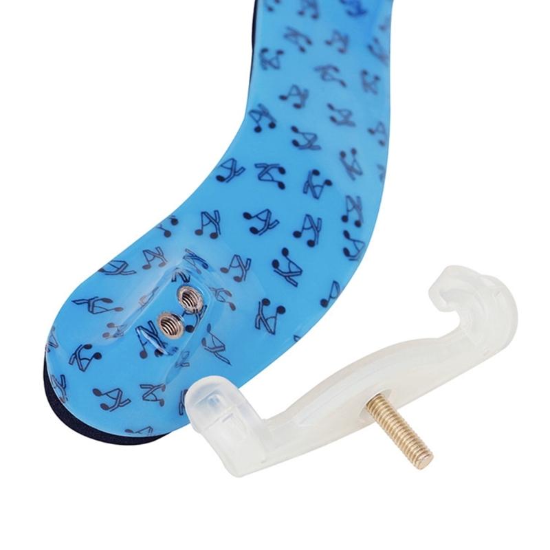 Comfortable Violin Shoulder Rest 4/4 and 3/4 Universal Violin Shoulder Rest with Height Adjustable Feet Durable
