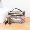 1PCS 5PCS Love Makeup Bags Mesh Cosmetic Bag Portable Travel Zipper Pouches For Home Office Accessories Cosmet Bag New