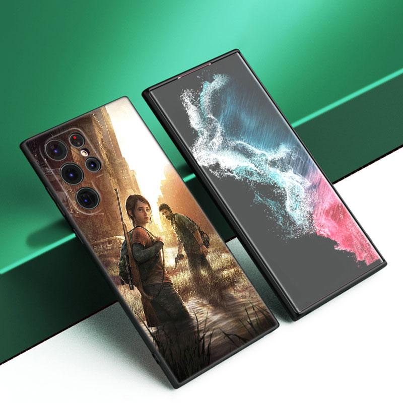The Last Of Us Black Silicone Phone Case For Samsung Galaxy S23 S21 S20 FE S24 S22 Ultra S10E S10 S9 S8 Plus