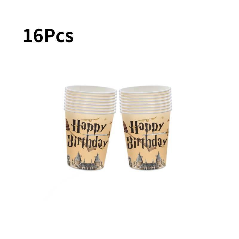 Magical Harry Potter Themed Party Disposable Tableware For Kids Birthday Celebrations