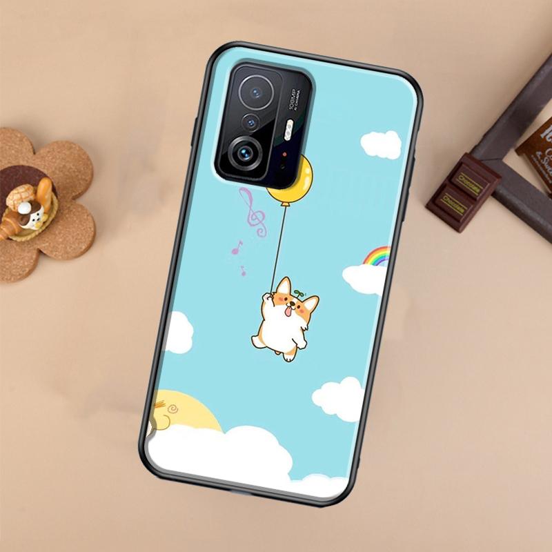 Cartoon Corgi Case For Xiaomi 13 14 Ultra 11T 12T 13T 14T Pro POCO X7 Pro X3 X5 X6 F3 F5 F6 M6 Pro Cover