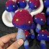 Mushroom Wool Felt Pendant: Handmade Women's Ornament with Cultural and Creative Design