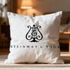 Hot S-SSteinway & Sons Cushion Cover Soft Washable Pillow Case Multi-Scene for Couch Bed Travel Office Use