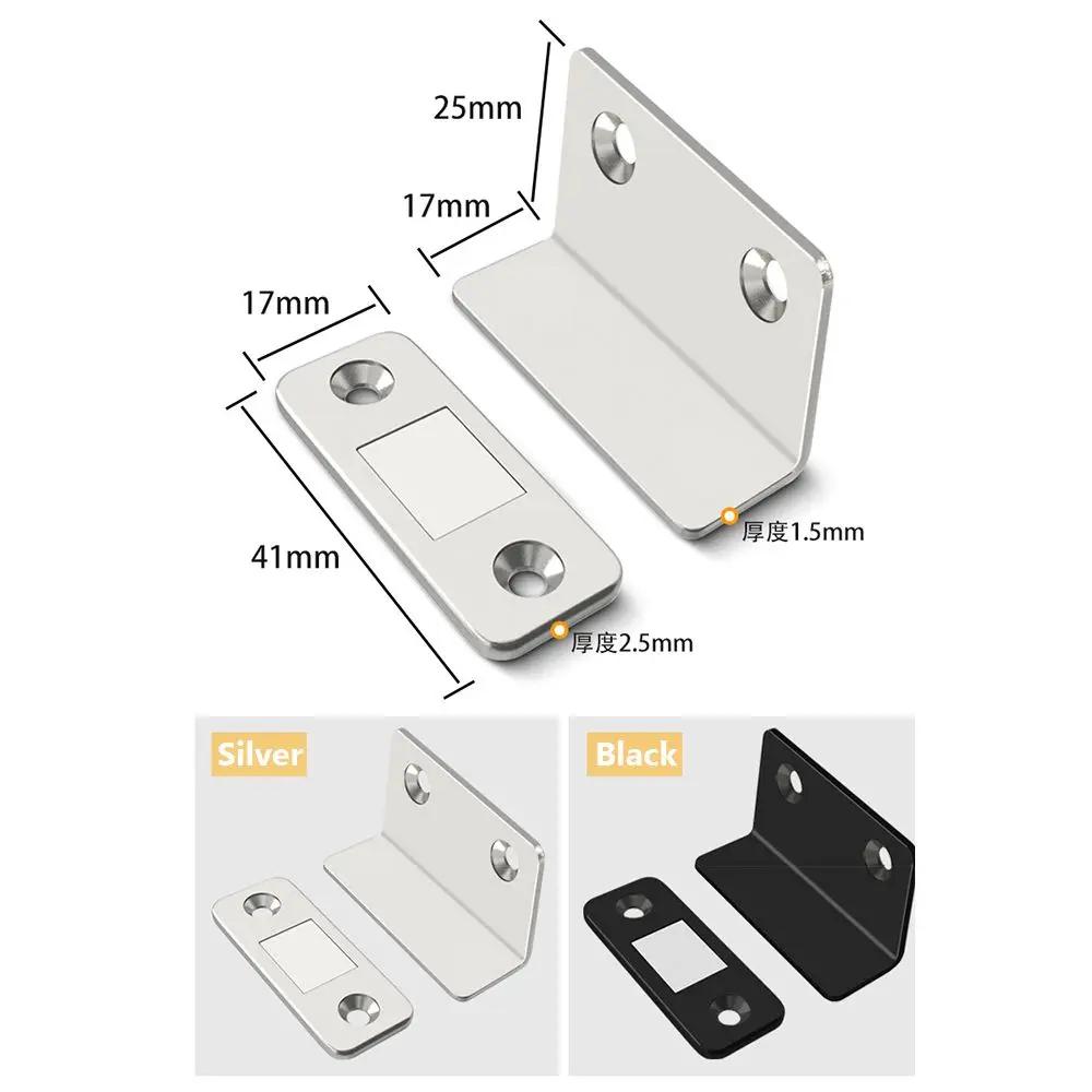 Furniture Fittings Cupboard Closures Latch Strong Magnetic Door Closer Cabinet Catches Door Stopper