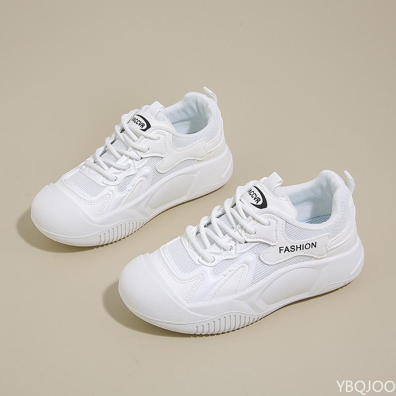 Fashion Spring New Breathable White Shoes for Female Students Versatile for Daily Wear Casual Sports Simple Comfortable Board Shoes