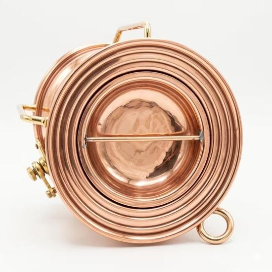 Copper Brass Ship Lantern Nautical Oil Lamp 35.56 Cm Christmas Festive Housewarming Home Office Decor Wedding Anniversary Gift