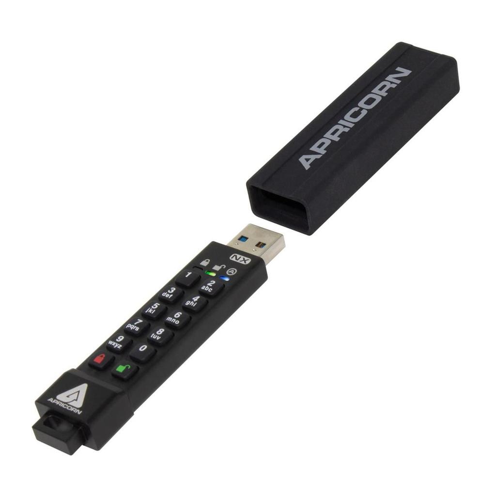 Apricorn Ask3 Usb Flash Drive 8Gb Usb, Ask3-Nx-8Gb