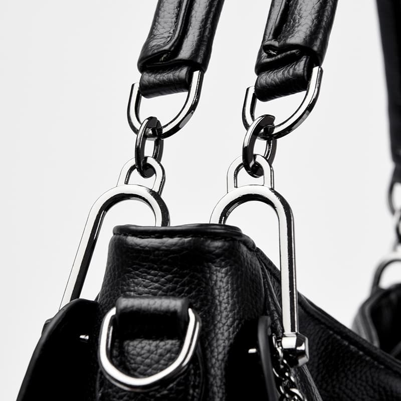 Tote Bag Woman Goes Out with Messenger Bag
