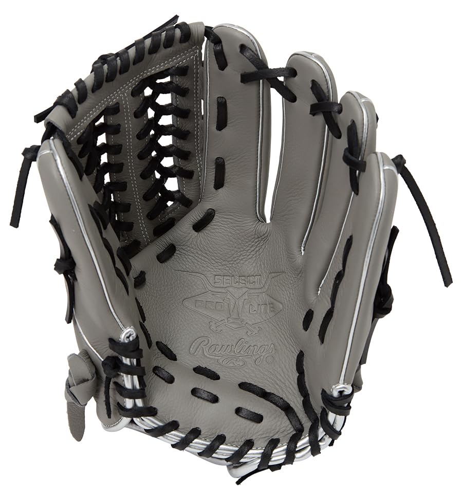 Rawlings SELECT PROLITE GR5SPLN65 Baseball Throw Glove, All-Around, Gray, 11.75 inches, Right-Handed