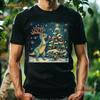 Dino OrnaUnisext Shenanigans T Shirt Christmas Decoration Tree OrnaUnisexts Animal Arts Casual Ideas Vintage Washed Breathable