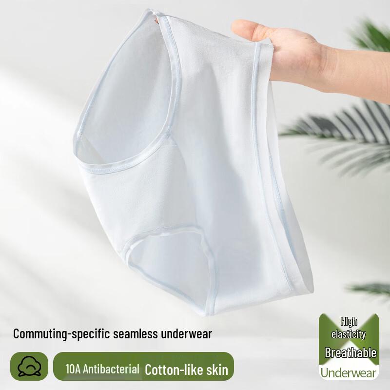 LANGSHA Women's Mid-Rise Cotton Briefs 4-Pack