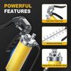 High-Pressure Manual Grease Gun, Lever Operated Single & Double Rod, Multi-Color Set For Heavy Duty