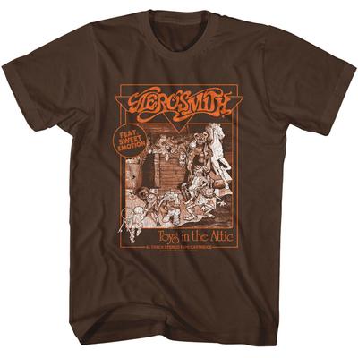 Aerosmith Toys In The Attic 8-Sporen Cassette Mannen T-shirt Band Muziek Merch Unisex T-shirt